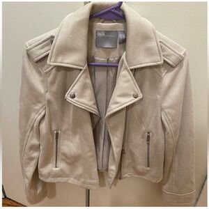 ASOS suede jacket, tan, U.S. size 2 (xs). Worn once.